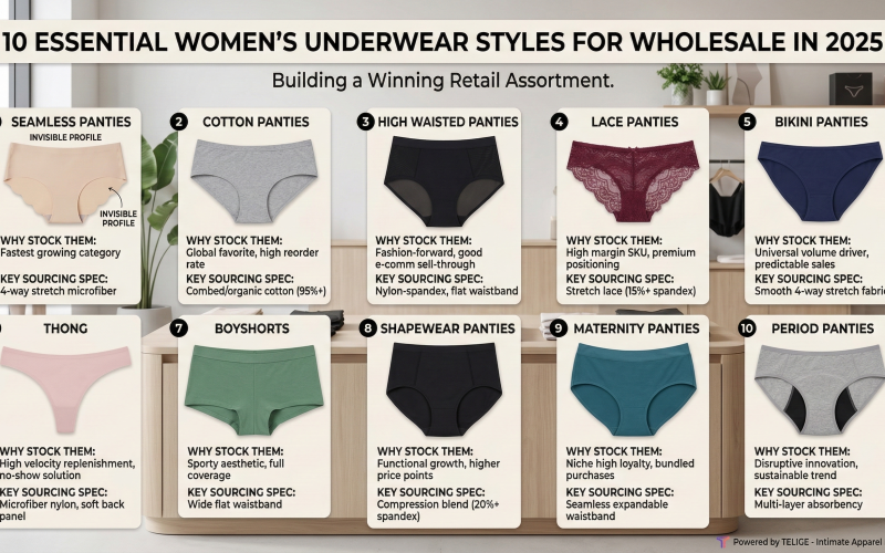women's underwear wholesale styles guide 2025