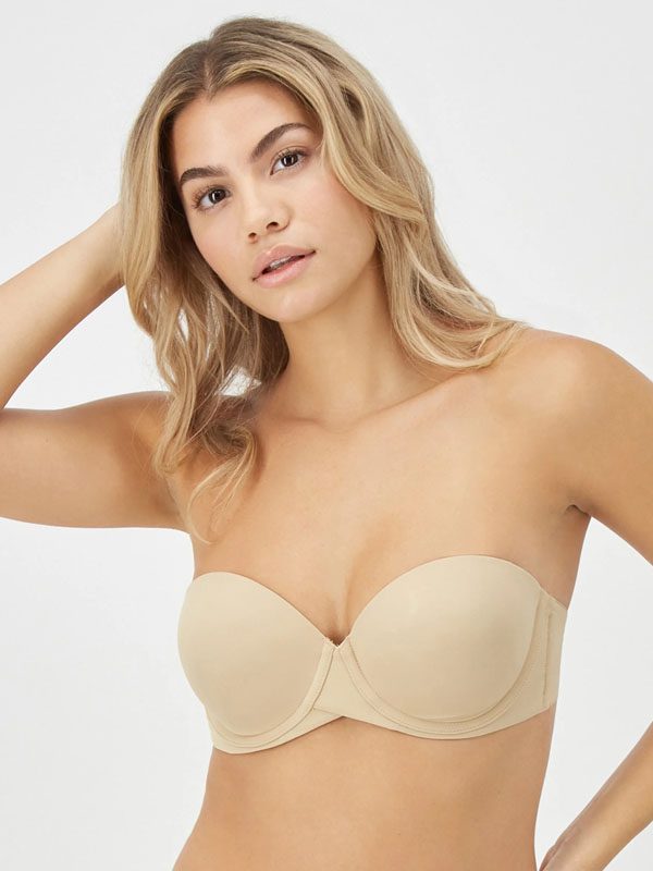 Women's nude strapless molded cup bra - TELIGE manufacturer